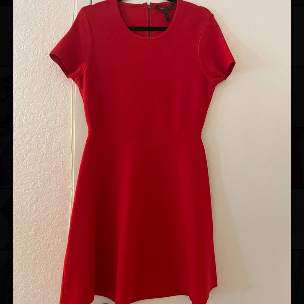 BCBG Skater Dress with Back Cut-out - Picture 3 of 7